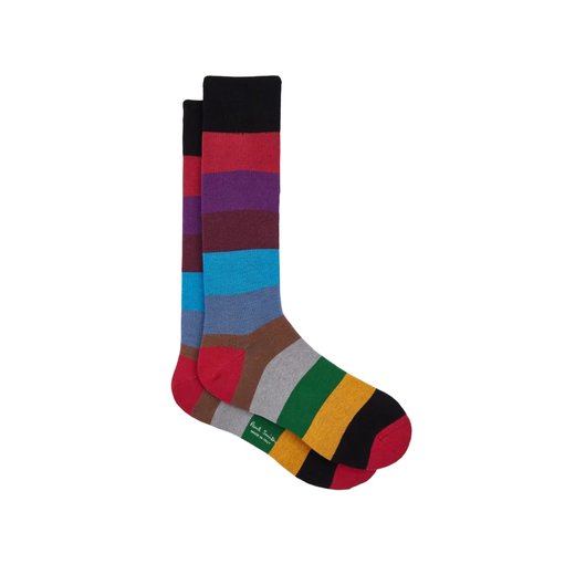 Jonathan Stripe Cotton Socks-new online-Fifth Avenue Menswear
