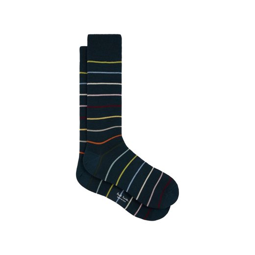 Keith Stripe Cotton Socks-new online-Fifth Avenue Menswear