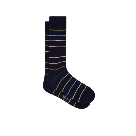 Keith Stripe Cotton Socks-new online-Fifth Avenue Menswear