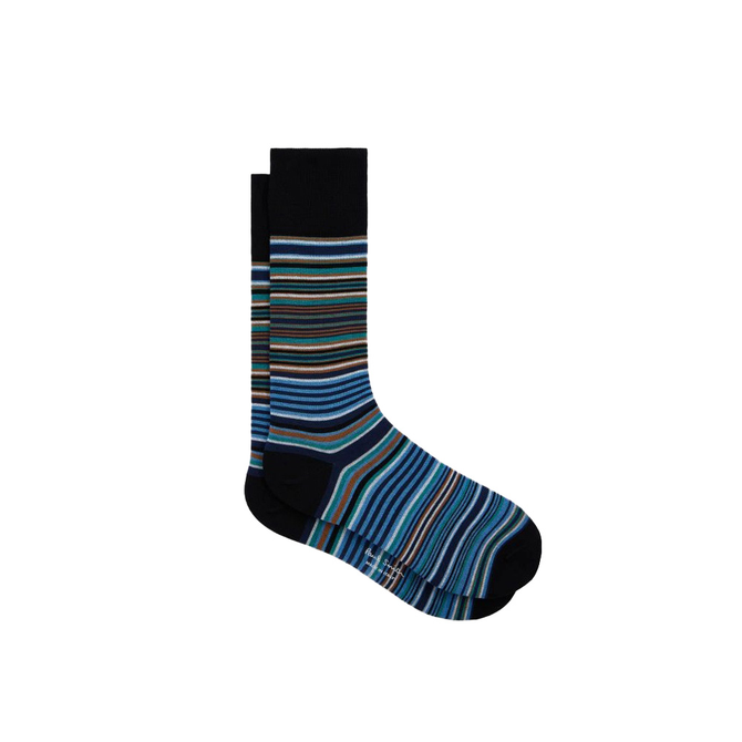 Kahn Stripe Cotton Socks