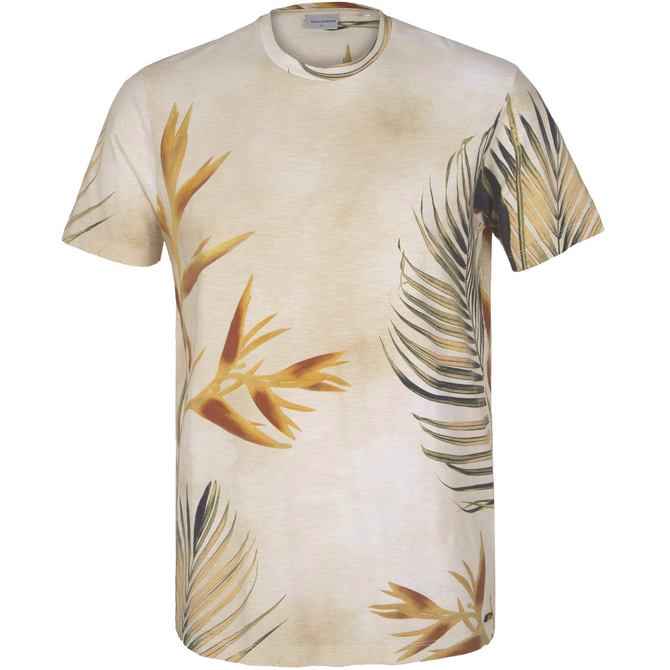 Large Floral Print T-Shirt