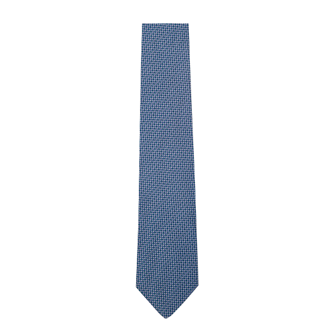 Micro Geometric Pattern Tie