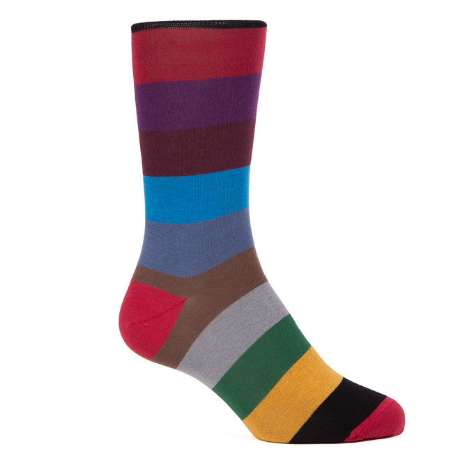 Jonathan Stripe Cotton Socks