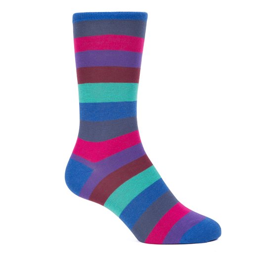 Kit Stripe Cotton Socks-new online-Fifth Avenue Menswear