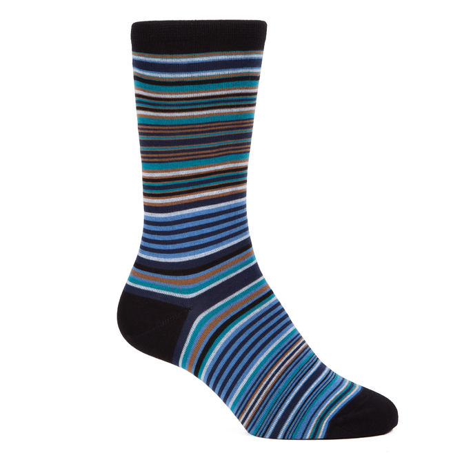 Kahn Stripe Cotton Socks