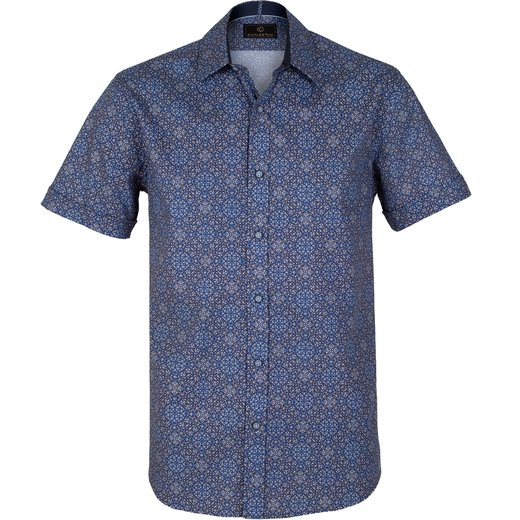 Brody Micro Floral Print Short Sleeve Shirt-on sale-Fifth Avenue Menswear