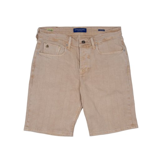 Ralston Self Stripe Stretch Denim Shorts-on sale-Fifth Avenue Menswear