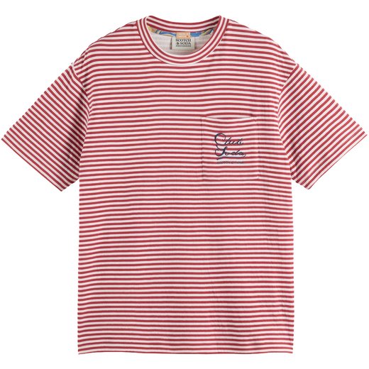 Relaxed Fit Double Face Stripe T-Shirt-on sale-Fifth Avenue Menswear