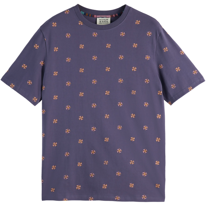 Regular Fit Geometric Print T-Shirt