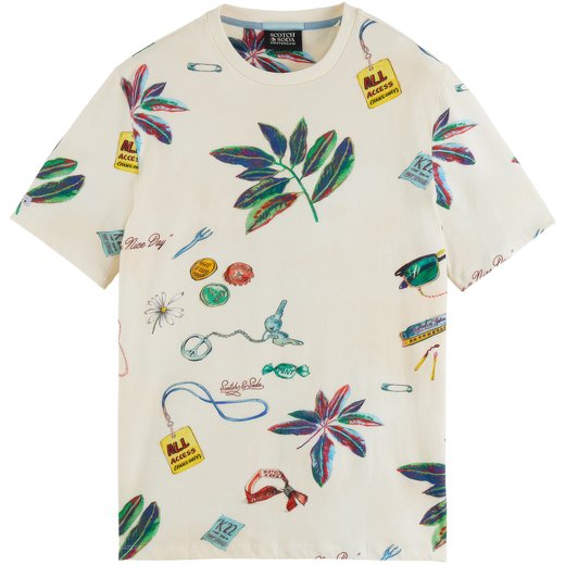 Festival Trinkets Print T-Shirt-on sale-Fifth Avenue Menswear