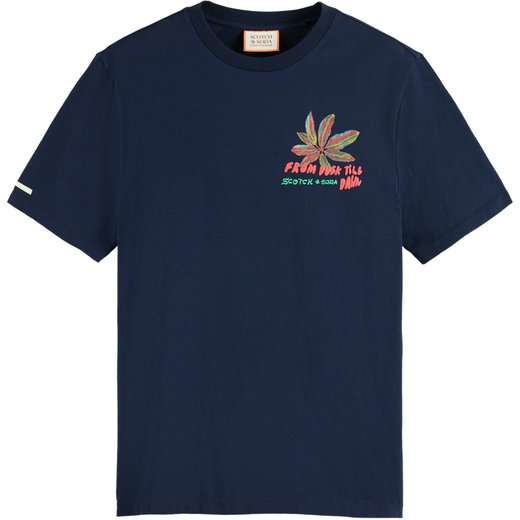 Relaxed Fit Festival Print on Back T-Shirt-on sale-Fifth Avenue Menswear