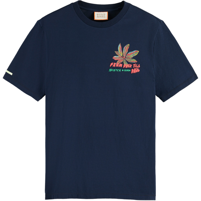 Relaxed Fit Festival Print on Back T-Shirt