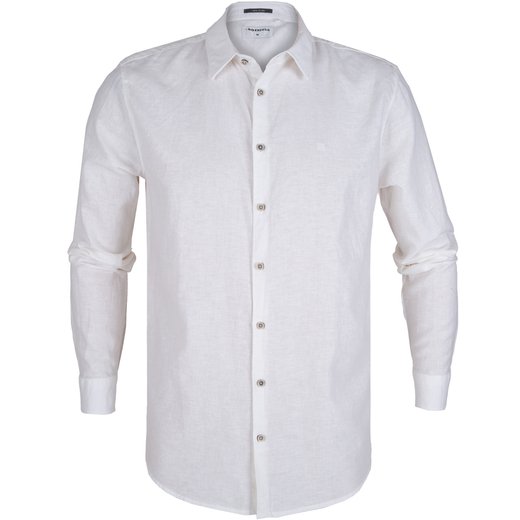Linen & Cotton Blend Casual Shirt-on sale-Fifth Avenue Menswear