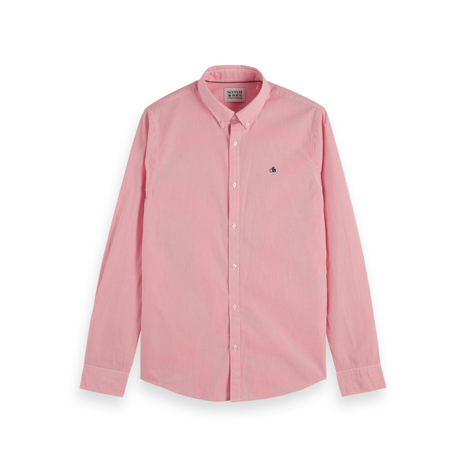 Slim Fit Button Down Stripe Casual Shirt