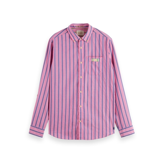Regular Fit Double-Face Cotton Stripe Shirt-on sale-Fifth Avenue Menswear