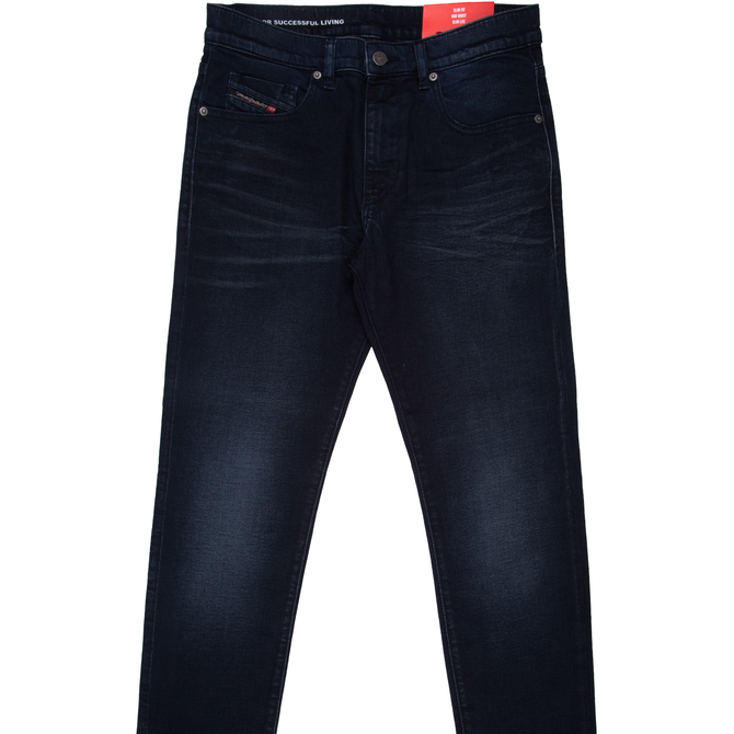 D-Strukt Slim Fit Dark Aged Stretch Denim Jeans