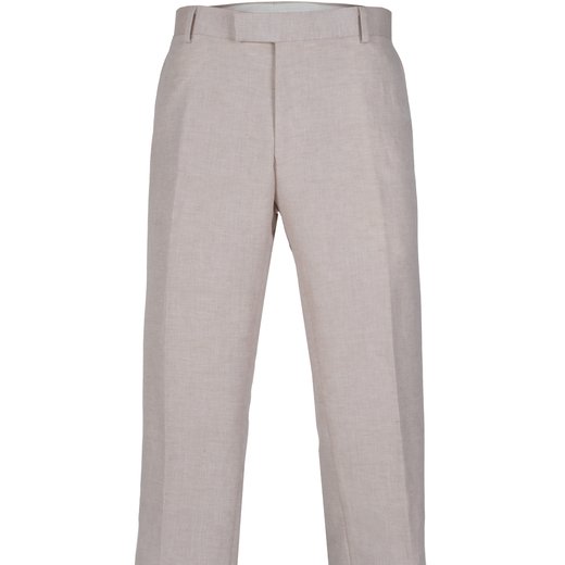 Caper Linen & Cotton Blend Dress Trousers-new online-Fifth Avenue Menswear