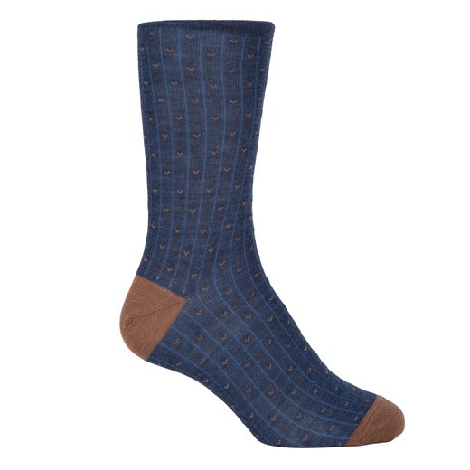 Luxury Fine Wool Tabio Jacquard & Stripe Socks-new online-Fifth Avenue Menswear