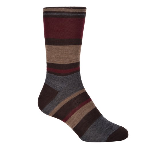 Luxury Fine Wool Multi-Panel Stripe Socks-new online-Fifth Avenue Menswear