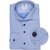 Organic Cotton Twill Dress Shirt With Print Trim