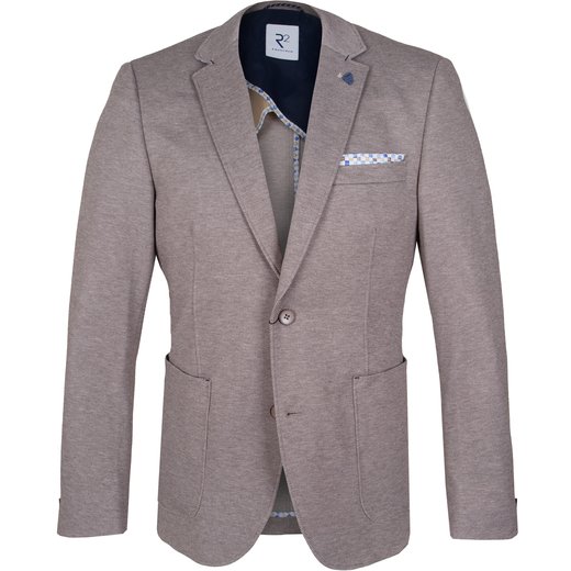 Taupe Stretch Knit Blazer-new online-Fifth Avenue Menswear
