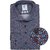 Small Print on Dobby Weave Cotton Dress Shirt