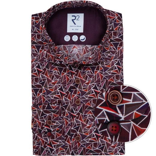 Abstract Prism Print Stretch Cotton Dress Shirt-new online-Fifth Avenue Menswear