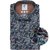 Abstract Prism Print Stretch Cotton Dress Shirt