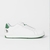 White & Green Albany Leather Sneakers