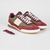 Dover Burgundy and Green Trainers