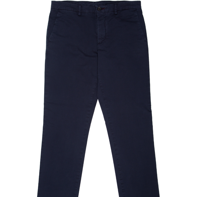 Mid Fit Organic Stretch Cotton Chino With Zebra Logo