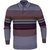 Multi Stripe Merino Wool Polo Pullover