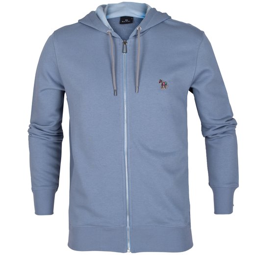 Zip-Up Hoody Sweat With Zebra Logo-new online-Fifth Avenue Menswear