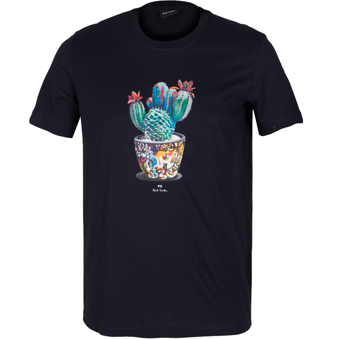 Organic Cotton Cactus Print T-Shirt