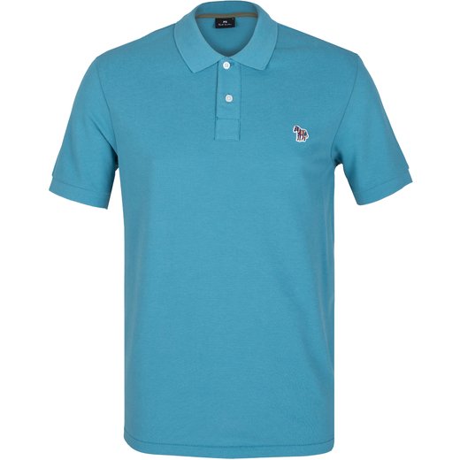 Organic Cotton Pique Zebra Logo Polo-new online-Fifth Avenue Menswear