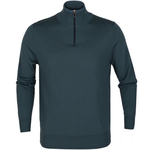 Fine Merino 1/4 Zip Turtle Neck Pullover-new online-Fifth Avenue Menswear