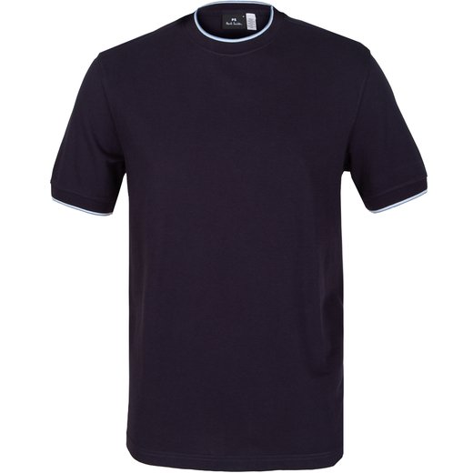 Regular Fit T-Shirt With Contrast Collar & Cuff Trim-new online-Fifth Avenue Menswear