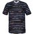 Organic Cotton Blurred Stripe Print T-Shirt
