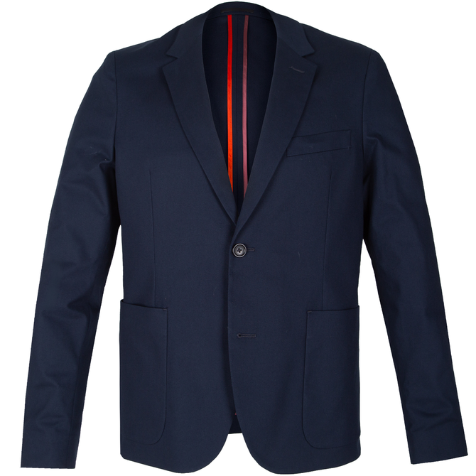 Mid-fit Stretch Cotton Blazer