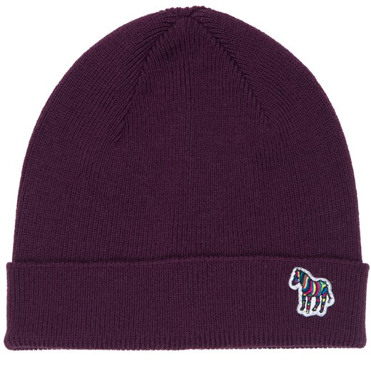 Zebra Logo Wool Beanie-new online-Fifth Avenue Menswear