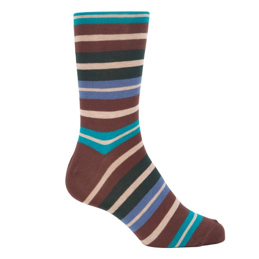 Kean Stripe Cotton Socks-new online-Fifth Avenue Menswear