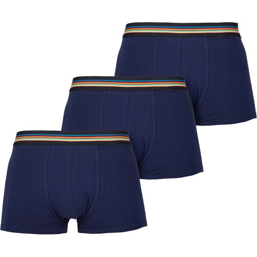 3 Pack Navy Artist Stripe Band Trunks-new online-Fifth Avenue Menswear