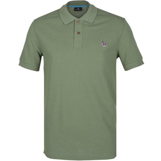 Organic Cotton Pique Zebra Logo Polo-new online-Fifth Avenue Menswear