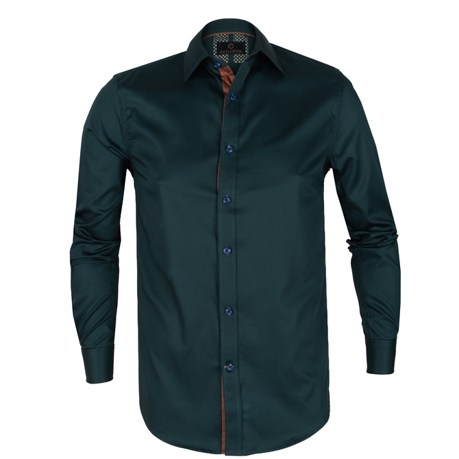 Clyde Cotton Twill Shirt With Placket Trim