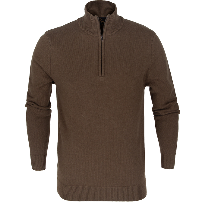 Robin 1/4 Zip Turtle Neck Merino Pullover