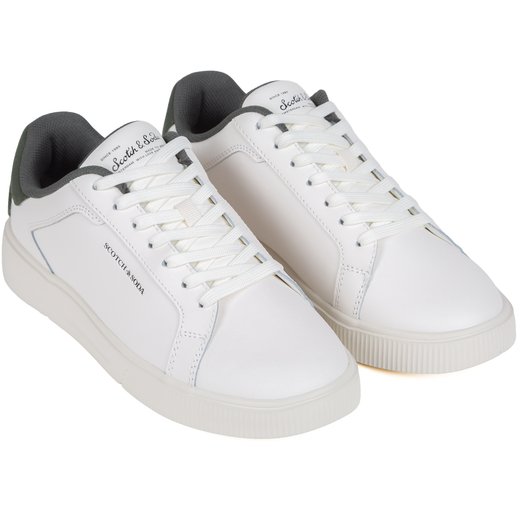 Coleman White Leather Sneakers-new online-Fifth Avenue Menswear