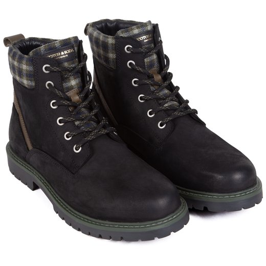 Timmy Black Nubuck Boots-new online-Fifth Avenue Menswear