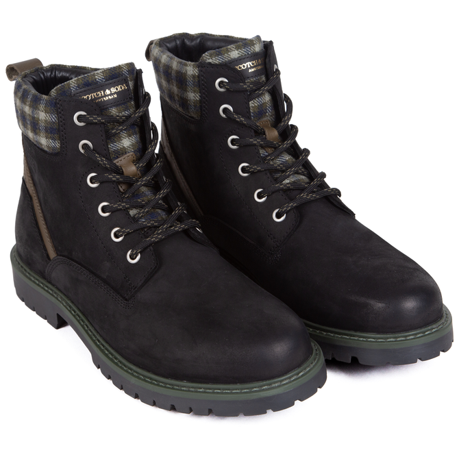 Timmy Black Nubuck Boots