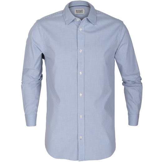 Regular Fit Faded Check Casual Shirt-new online-Fifth Avenue Menswear