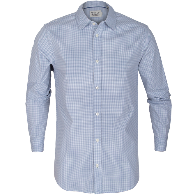 Regular Fit Faded Check Casual Shirt